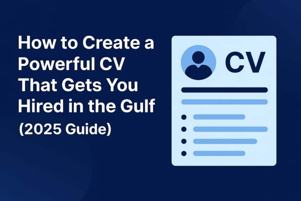 How to Create a Powerful CV That Gets You Hired in the Gulf (2025 Guide)