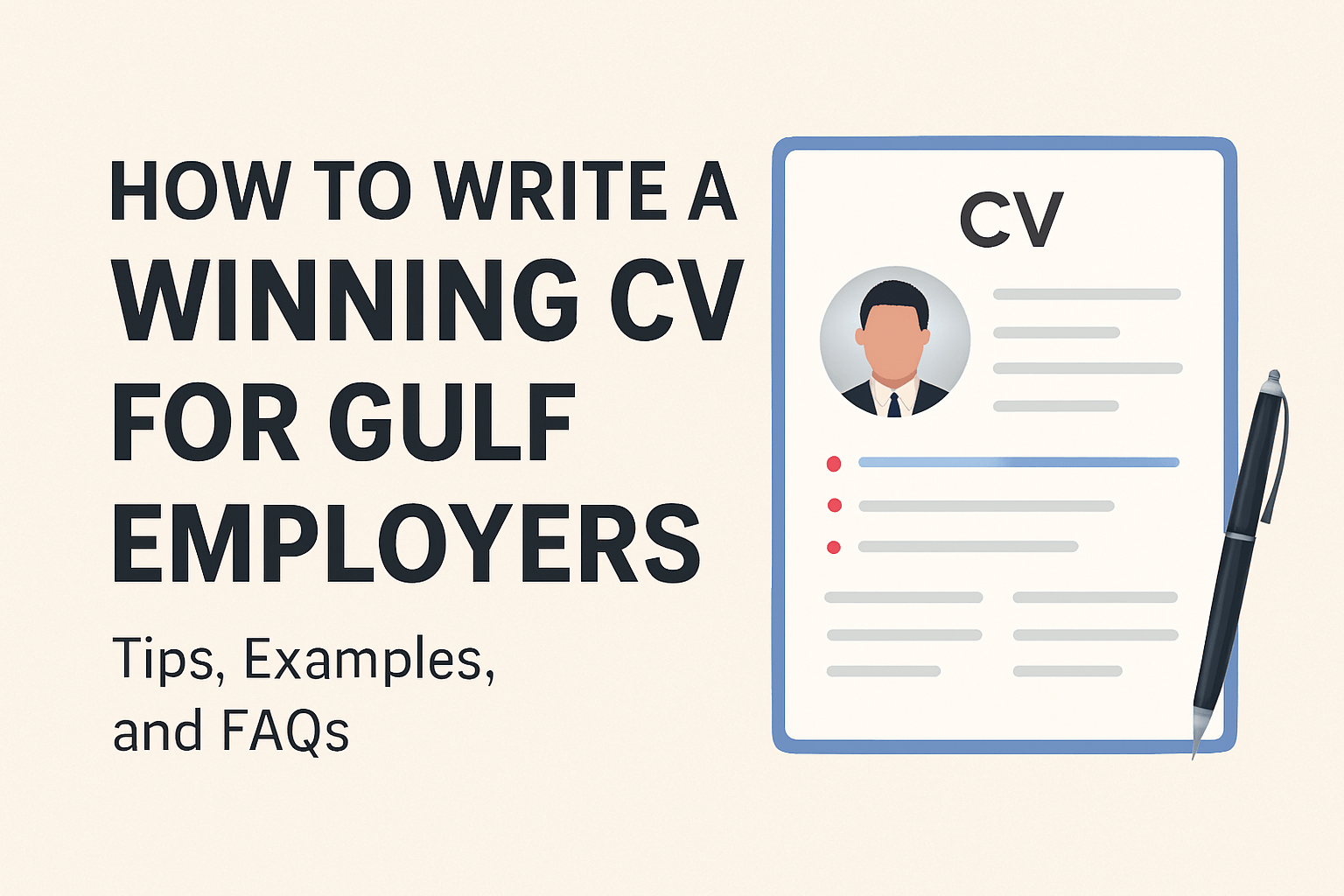 How to Write a Winning CV for Gulf Employers | Gulf Careers Hub