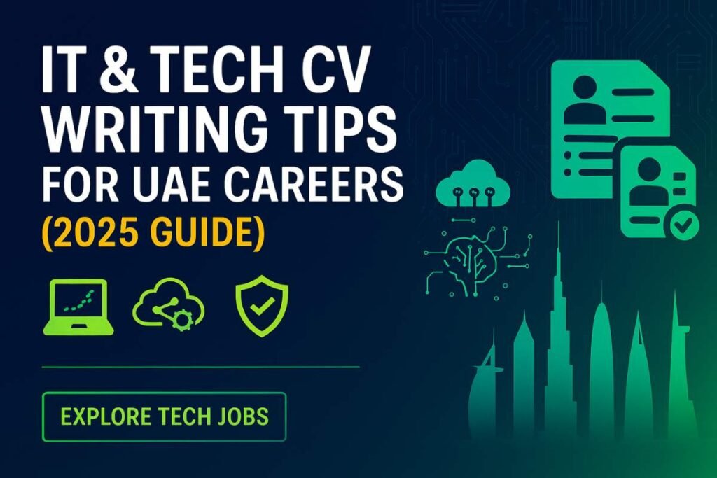 IT & Tech CV Writing Tips for UAE Careers (2025 Guide)