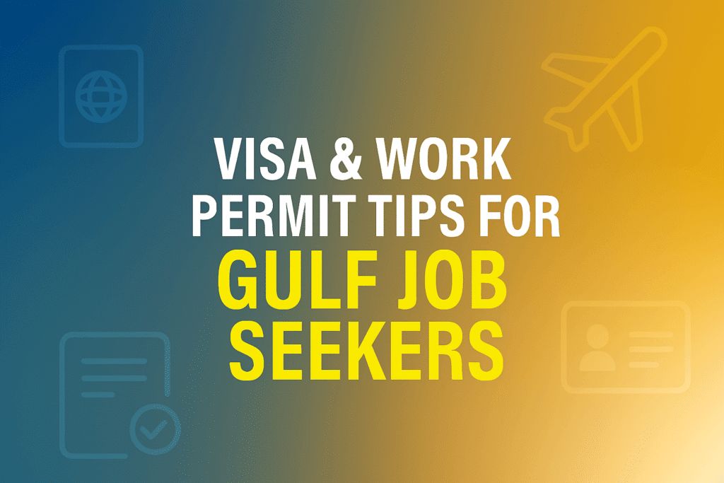 Visa & Work Permit Tips for Gulf Job Seekers (2025)